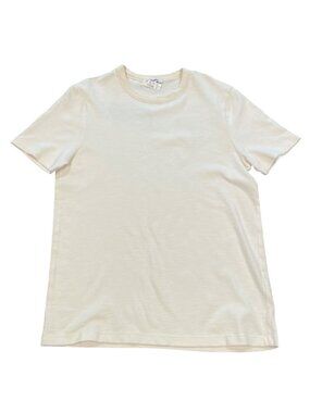 NWT Flawed Madewell Heavyweight Slub Cotton Tee Mens XS Ivory Cream Crewneck